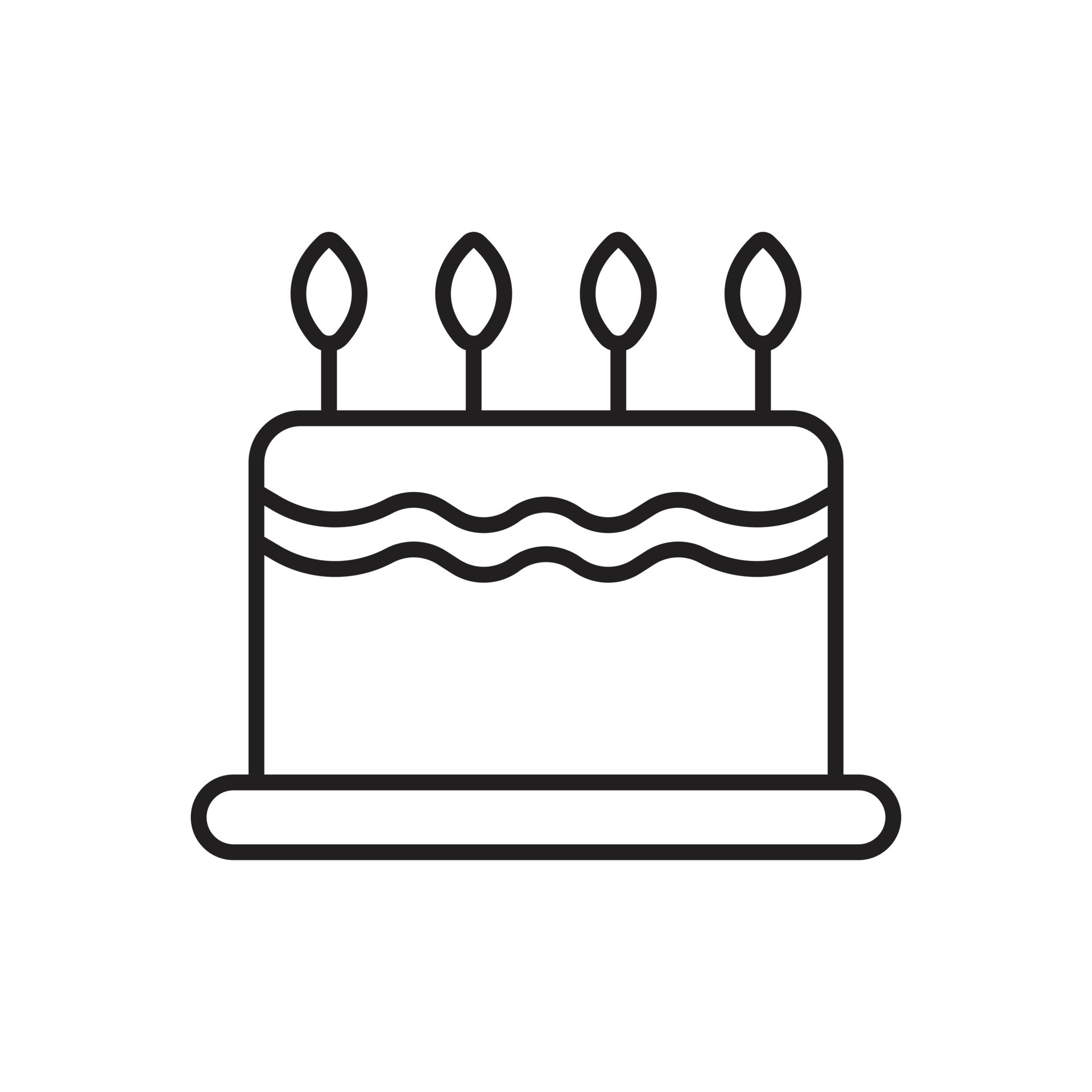 Birthday Cake Clipart Black And White No Candles