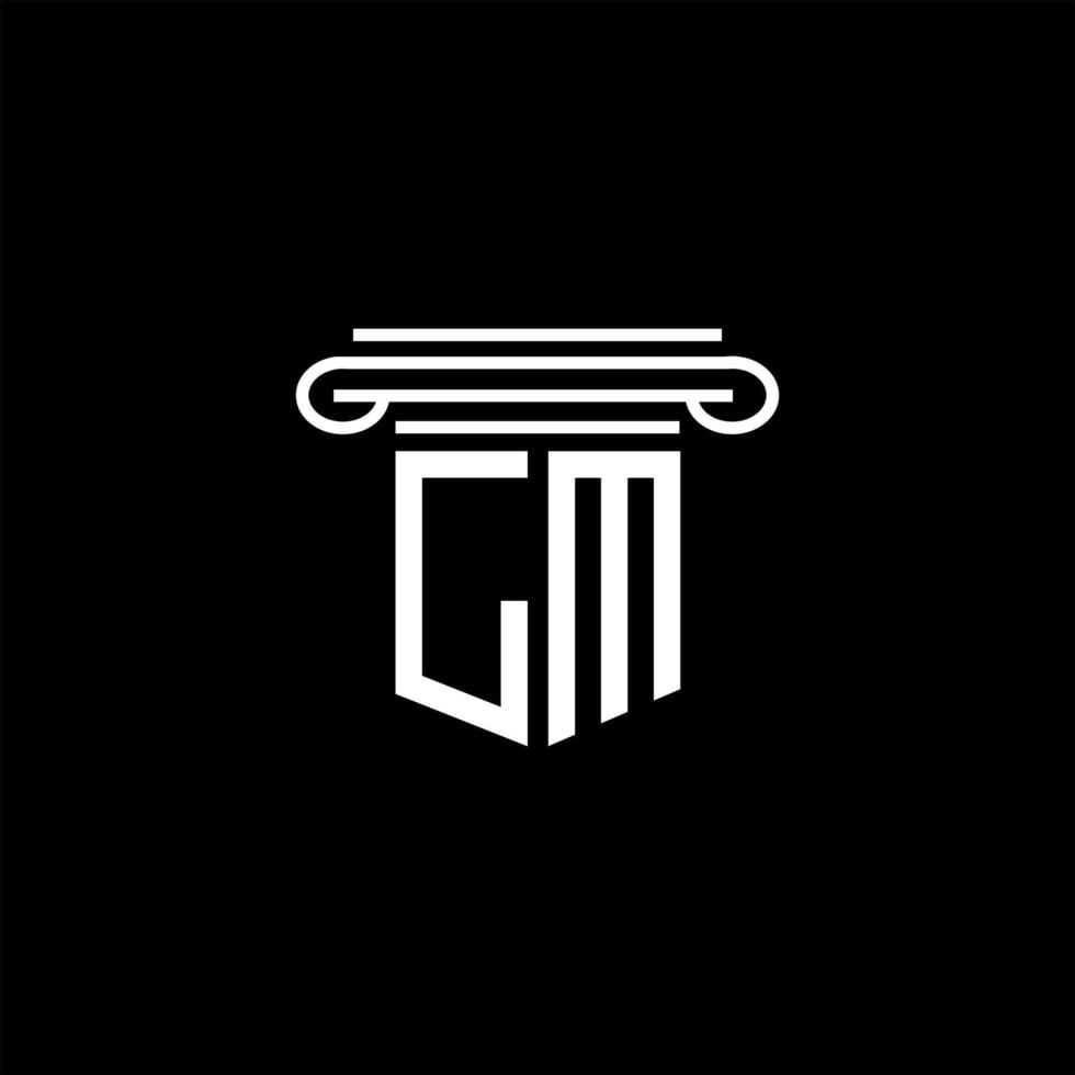LM letter logo creative design with vector graphic