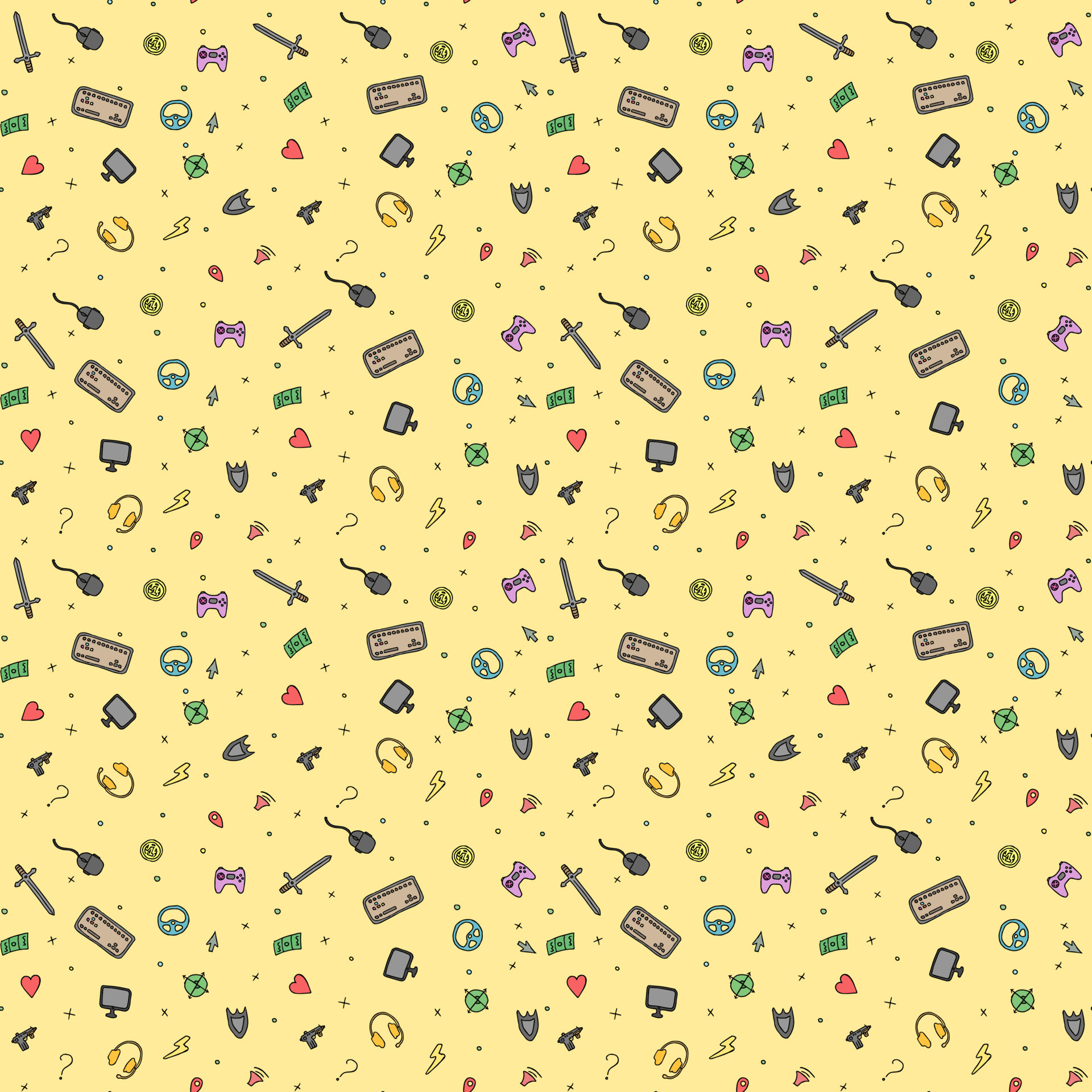 Seamless gaming background. seamless pattern with doodle gaming icons. gaming vector icons 9357817 Vector Art at Vecteezy Seamless gaming background. seamless pattern with doodle gaming icons. gaming vector icons 9357817 Vector Art at Vecteezy