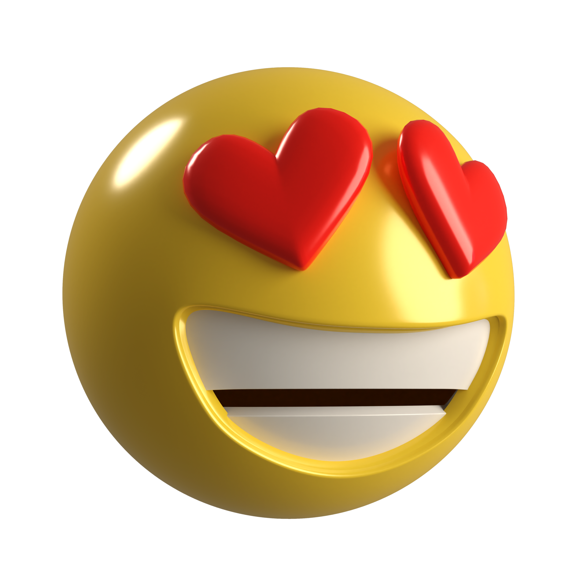 Renderização 3d ícone de reação emoji triste do whatsapp