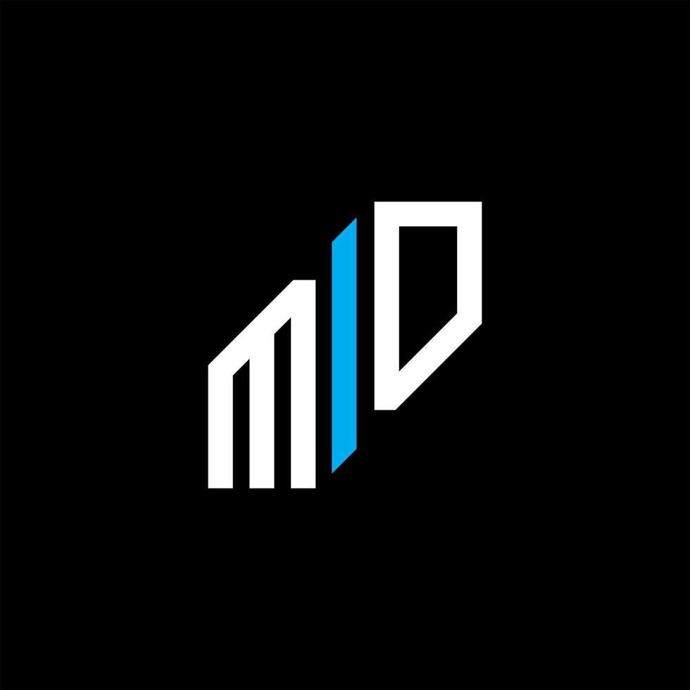MD letter logo creative design with vector graphic