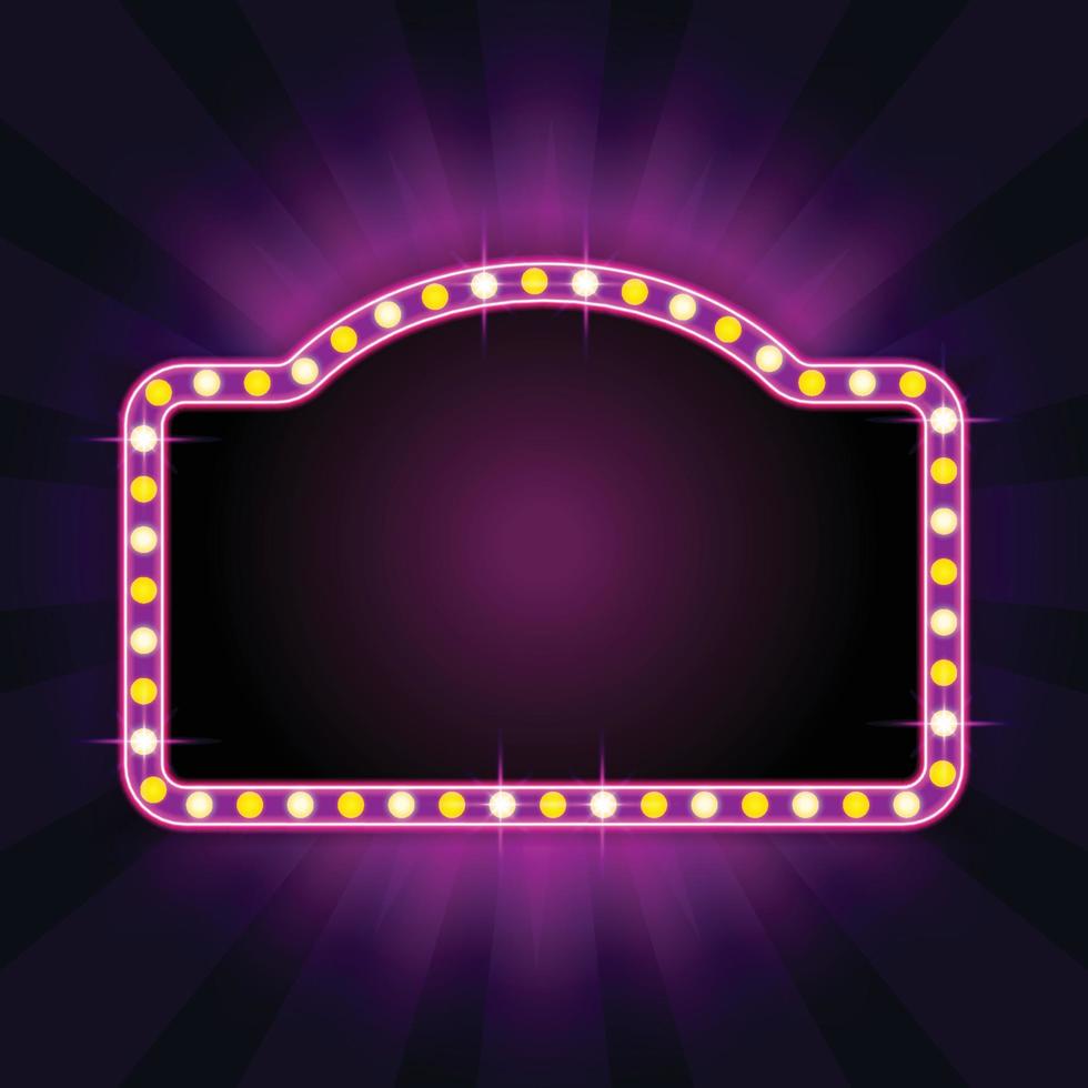 Cinema Retro with Sparking Color vector