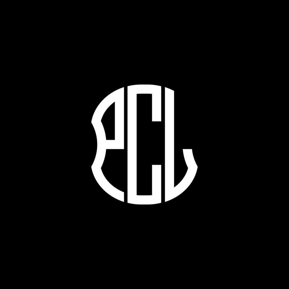 PCL letter logo abstract creative design. PCL unique design vector