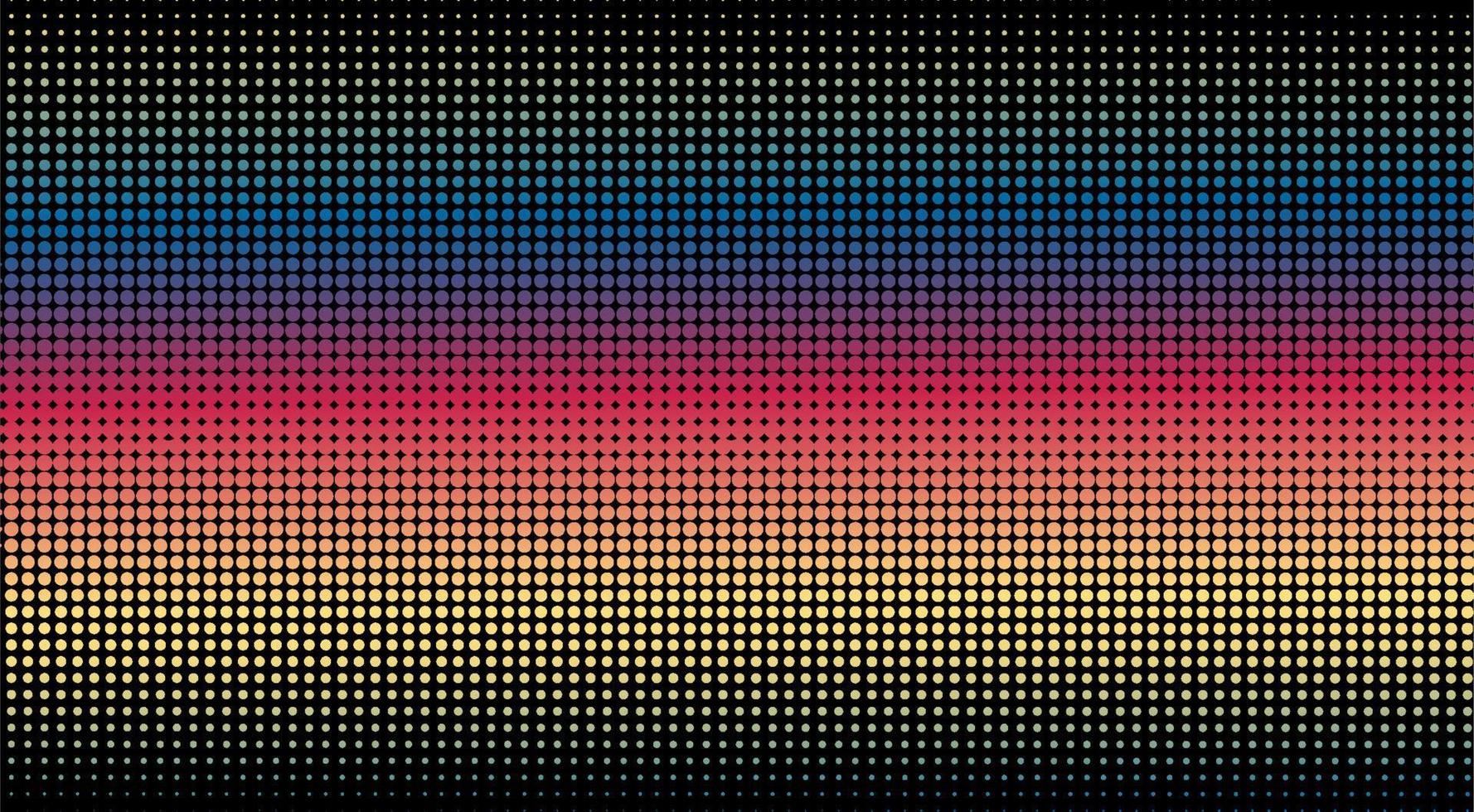 Colorful Halftone Background Design Template, Pop Art, Abstract Dots Pattern Illustration, Rainbow Gradation Wallpaper, Modern Texture Element, Bright Neon Gradient Color, EPS 10 file Vector Project