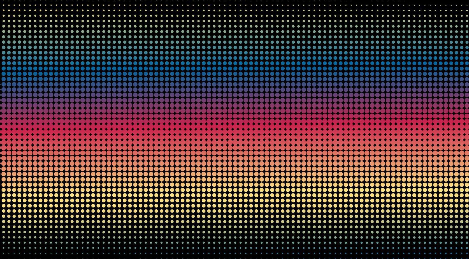 Colorful Halftone Background Design Template, Pop Art, Abstract Dots Pattern Illustration, Rainbow Gradation Wallpaper, Modern Texture Element, Bright Neon Gradient Color, EPS 10 file Vector Project