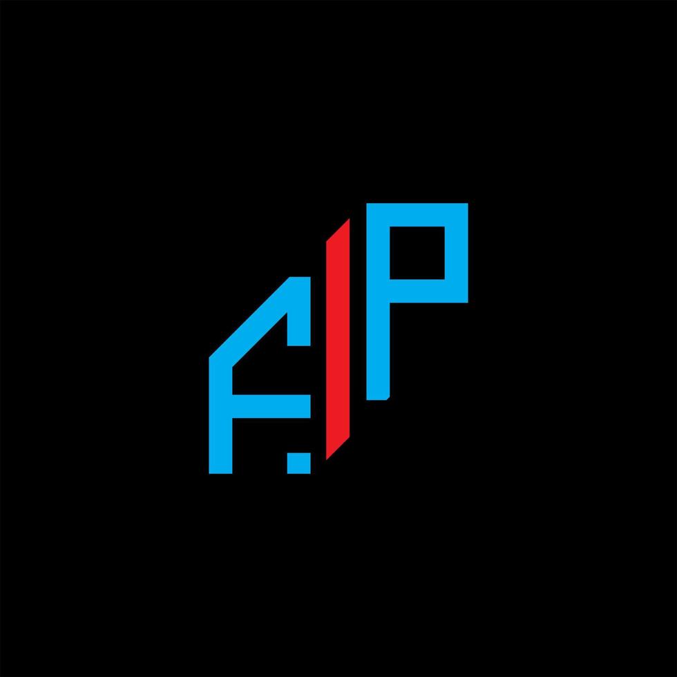 FP letter logo creative design with vector graphic