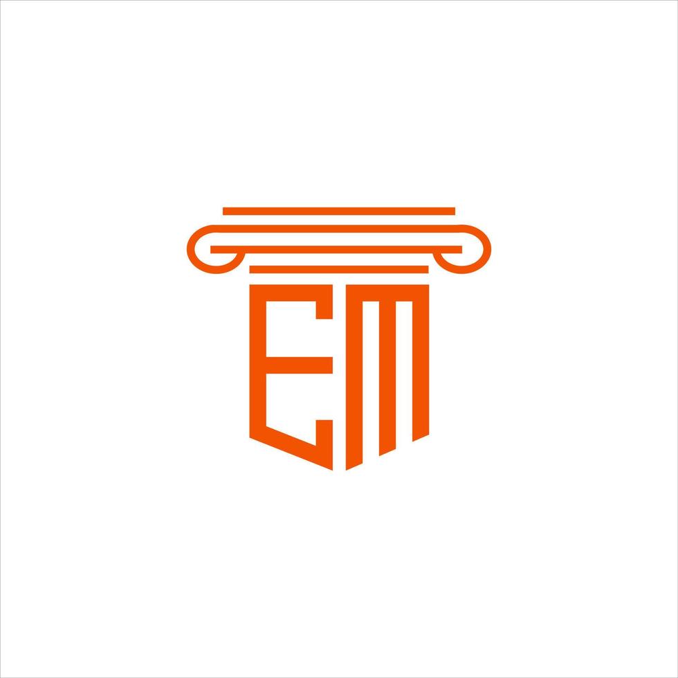 EM letter logo creative design with vector graphic