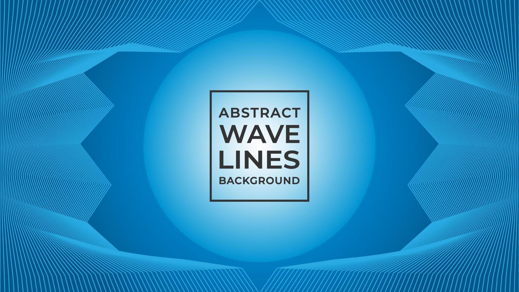 Wave Frame Design Concept, Abstract Wave Line Background Design Vector, Light Blue, Cool Background Template vector