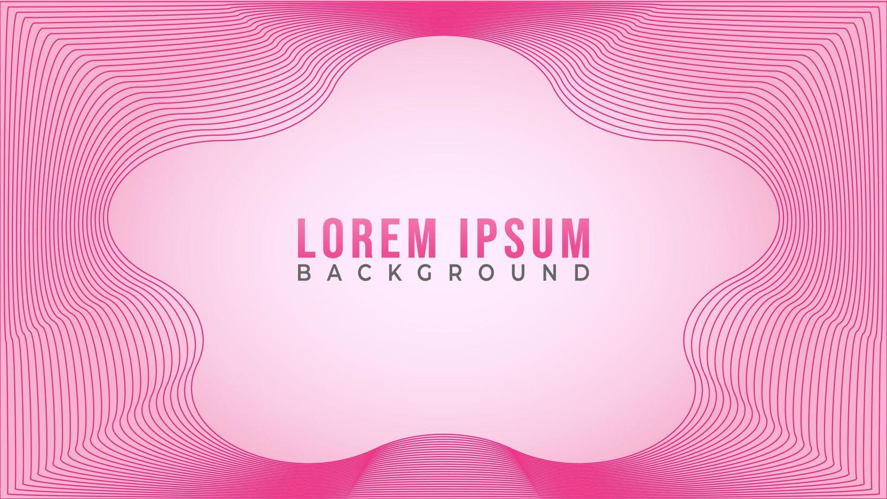 Lovable Pinky Frame Concept, Abstract Wave Line Background Design Vector, Romantic Color, Beautiful Background Template, Rounded Star Shape vector