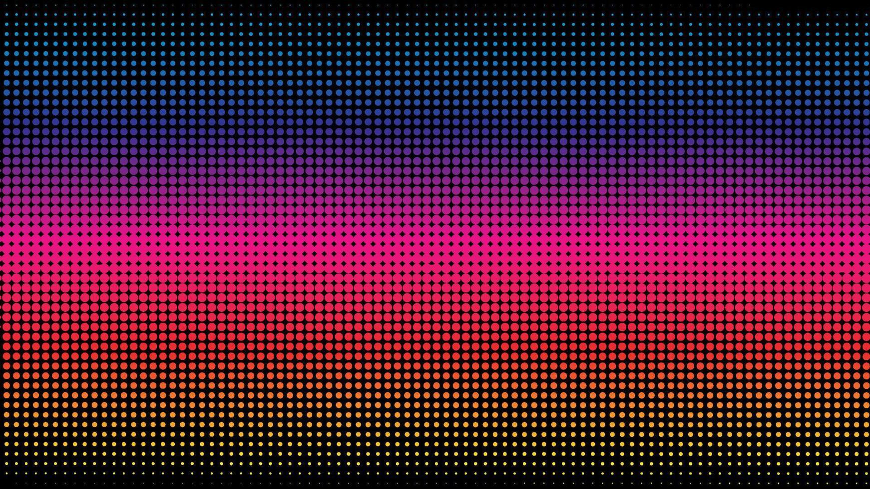Colorful Halftone Background Design Template, Pop Art, Abstract Dots Pattern Illustration, Rainbow Gradation Wallpaper, Modern Texture Element, Bright Neon Gradient Color, EPS 10 file Vector Project
