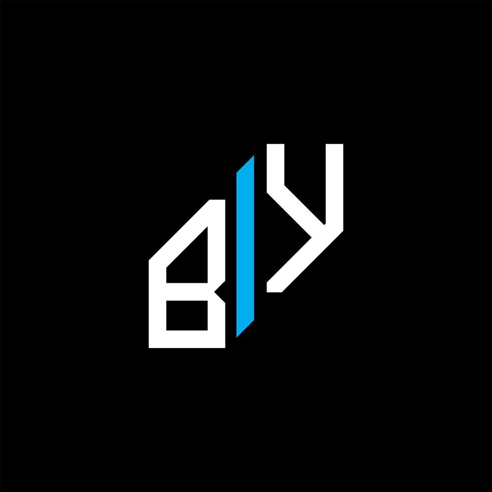 BY letter logo creative design with vector graphic