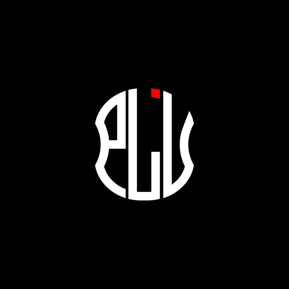 PLU letter logo abstract creative design. PLU unique design 9358860 ...