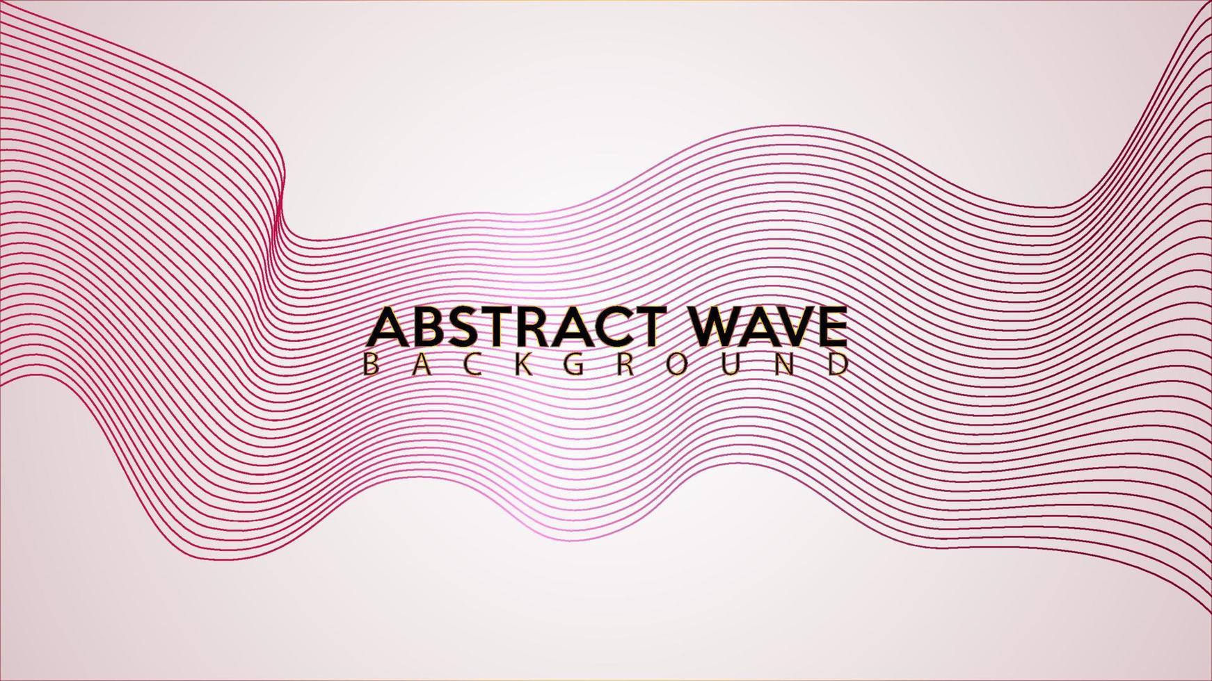 Pinky Abstract Wave Line Background Design Vector