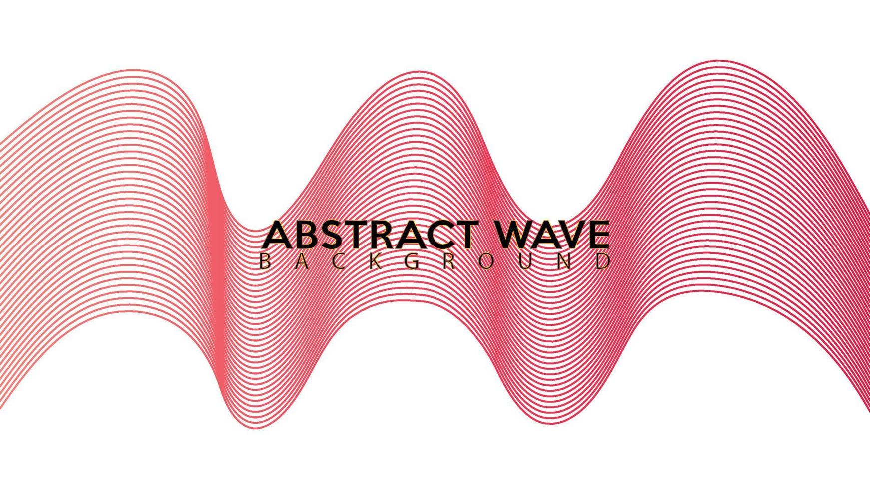 Pinky Abstract Wave Line Background Design Vector