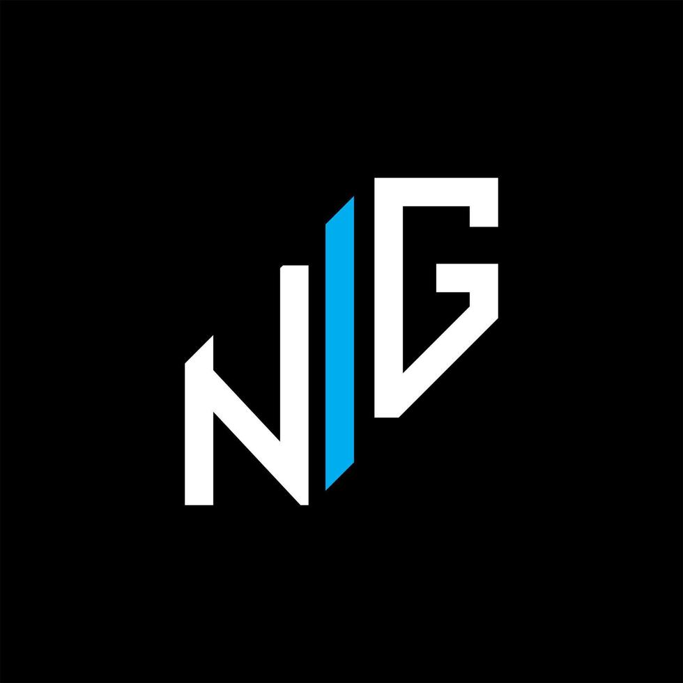 NG letter logo creative design with vector graphic