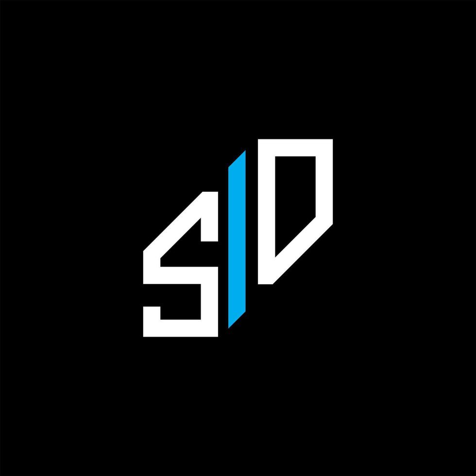 SD letter logo creative design with vector graphic