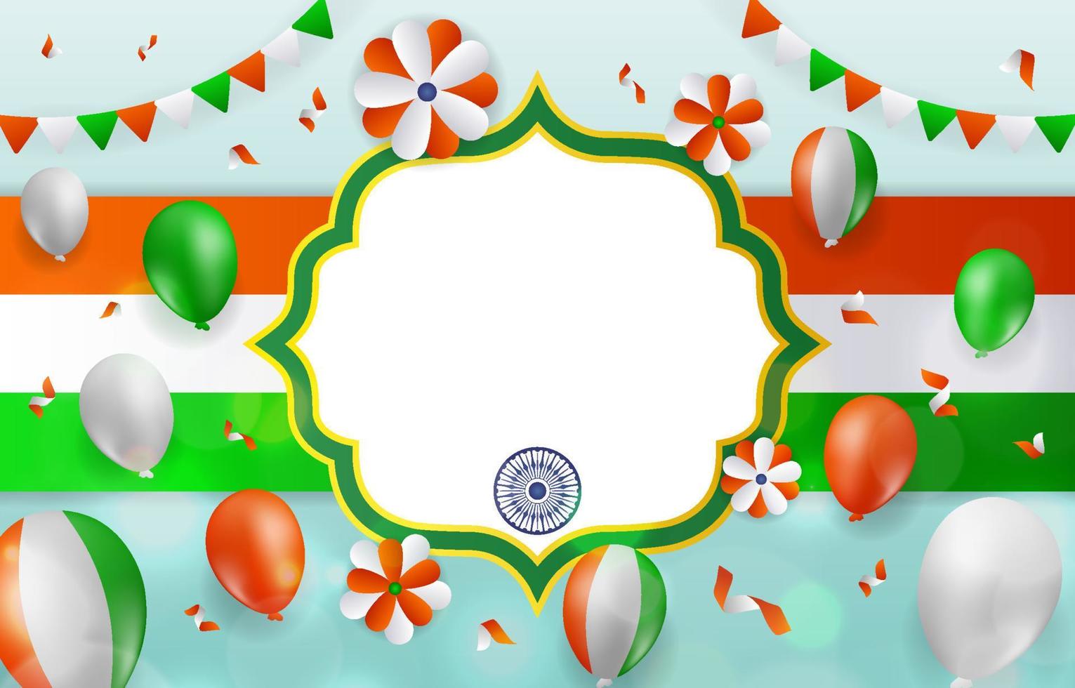 India Independence Day Background vector