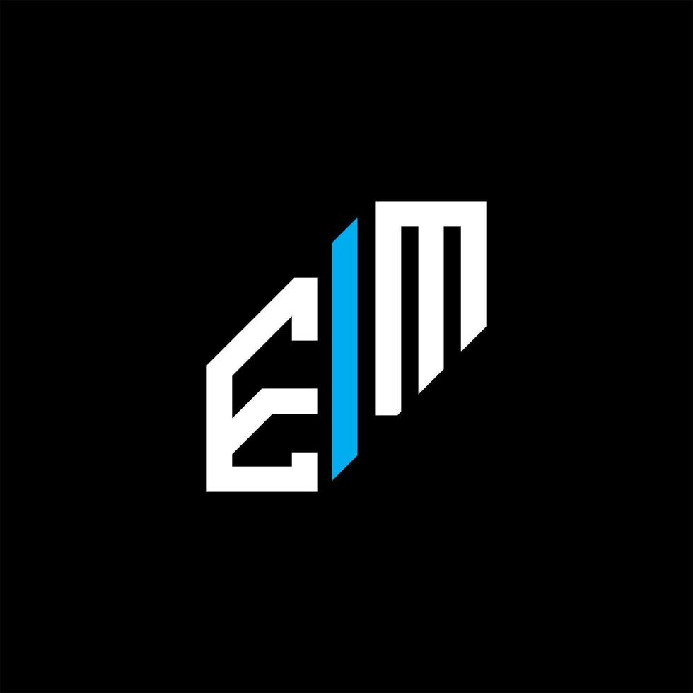 EM letter logo creative design with vector graphic