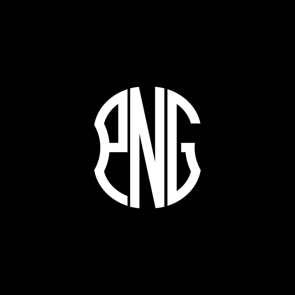 PNG letter logo abstract creative design. PNG unique design vector