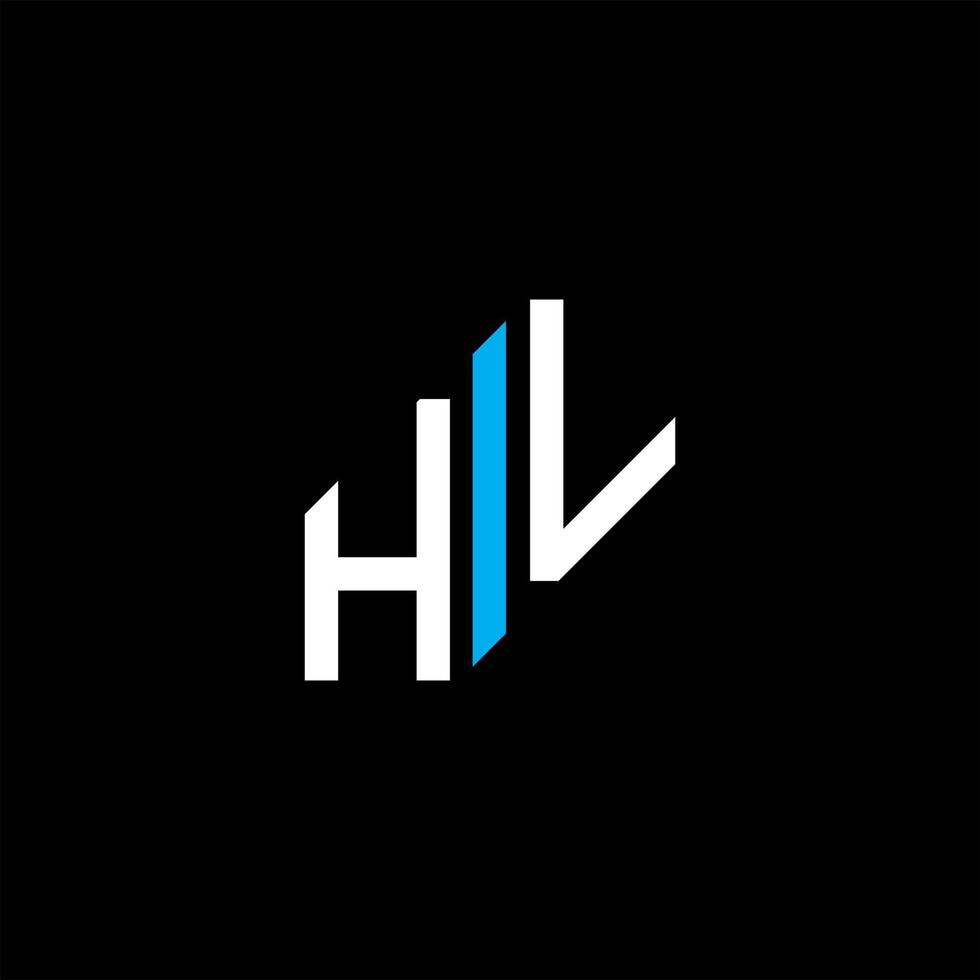 HL letter logo creative design with vector graphic