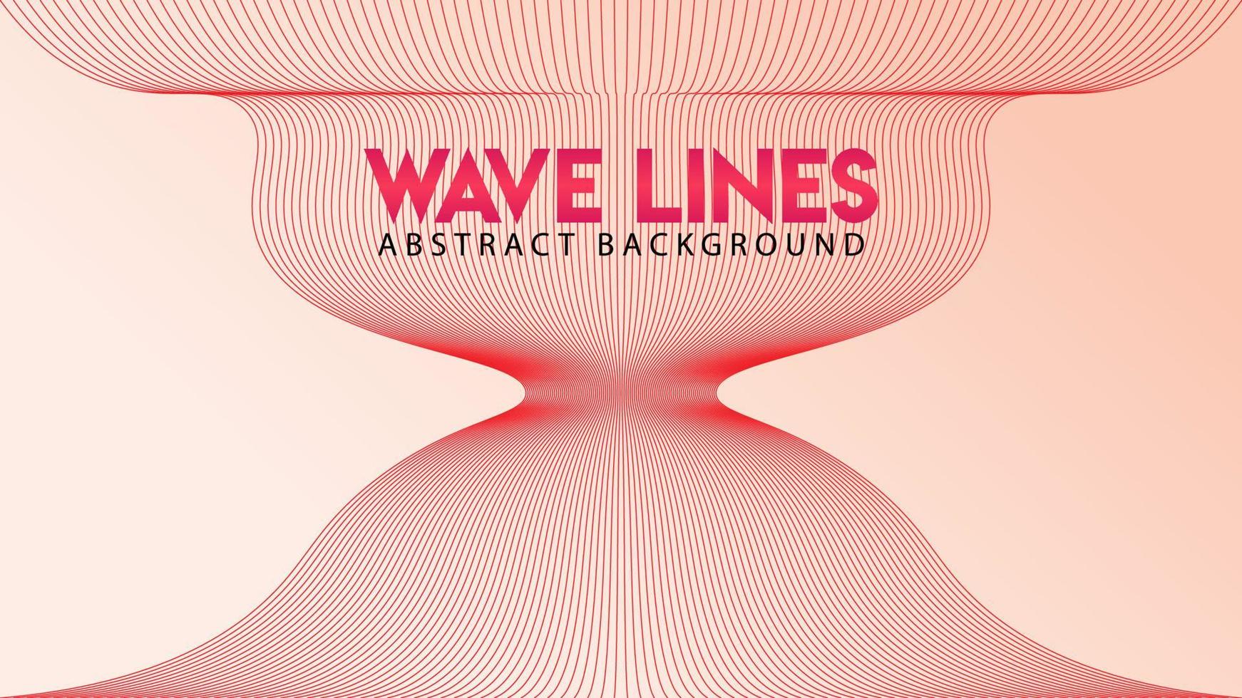 Abstract Wave Line Background Design Vector, Red Orange Explosion, Radiation vector