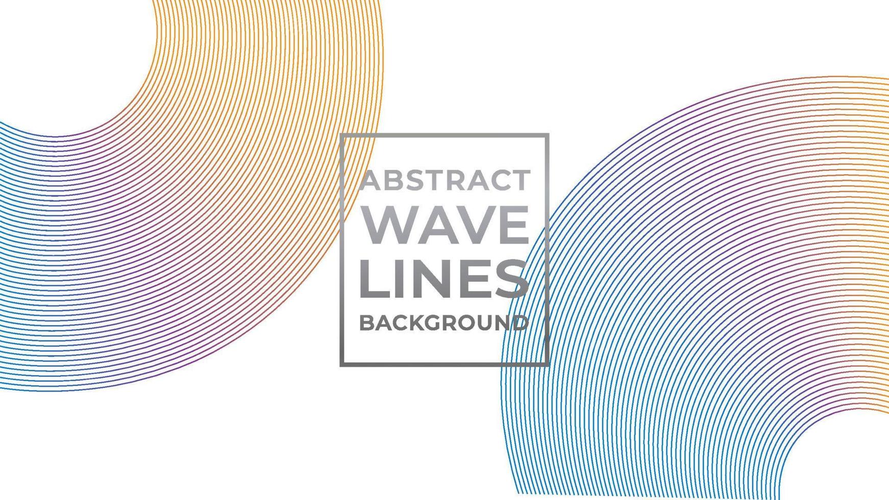 Colorful Curved Lines Design Vector, Abstract Wave Line Background Design Template, Compact Disk Concept vector