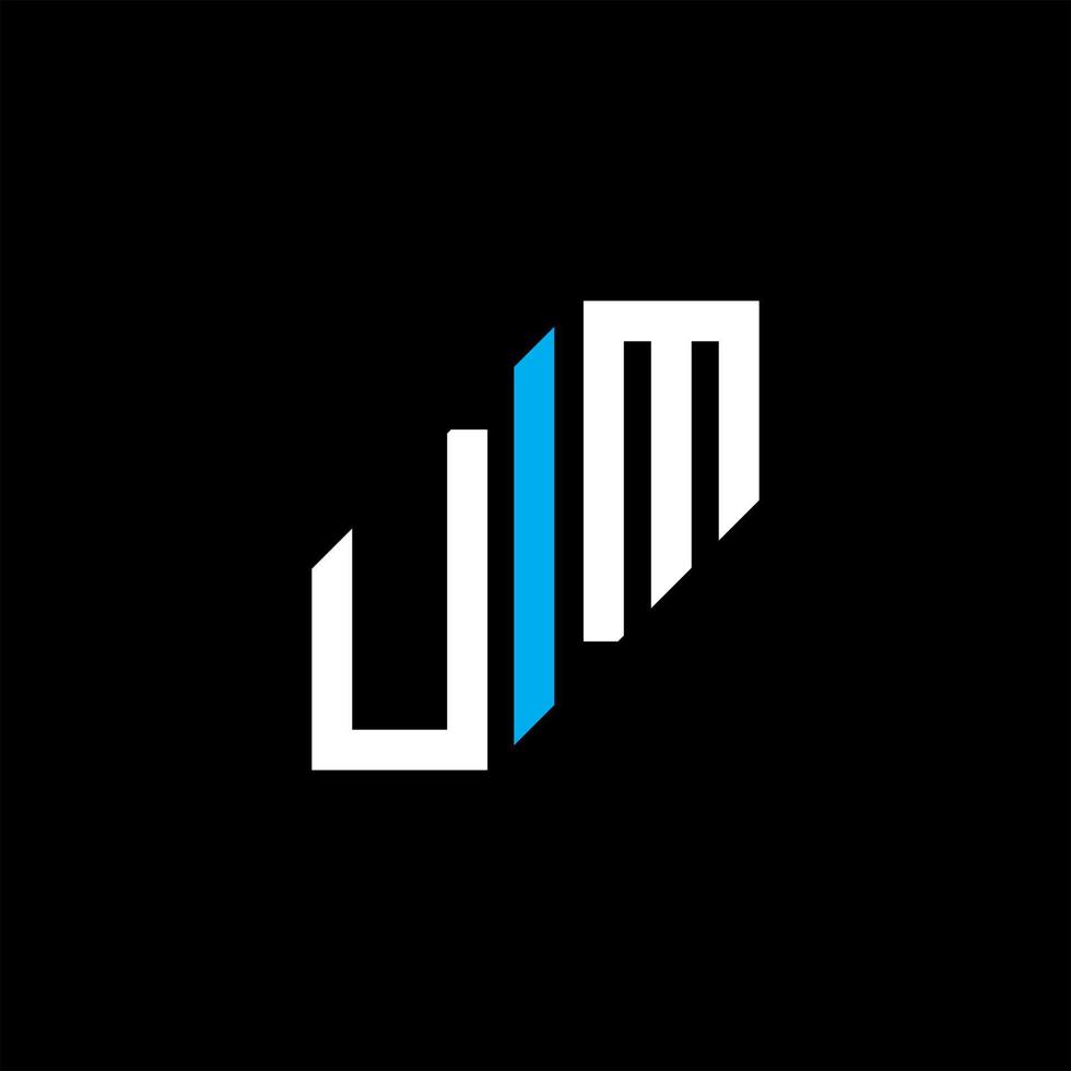 UM letter logo creative design with vector graphic