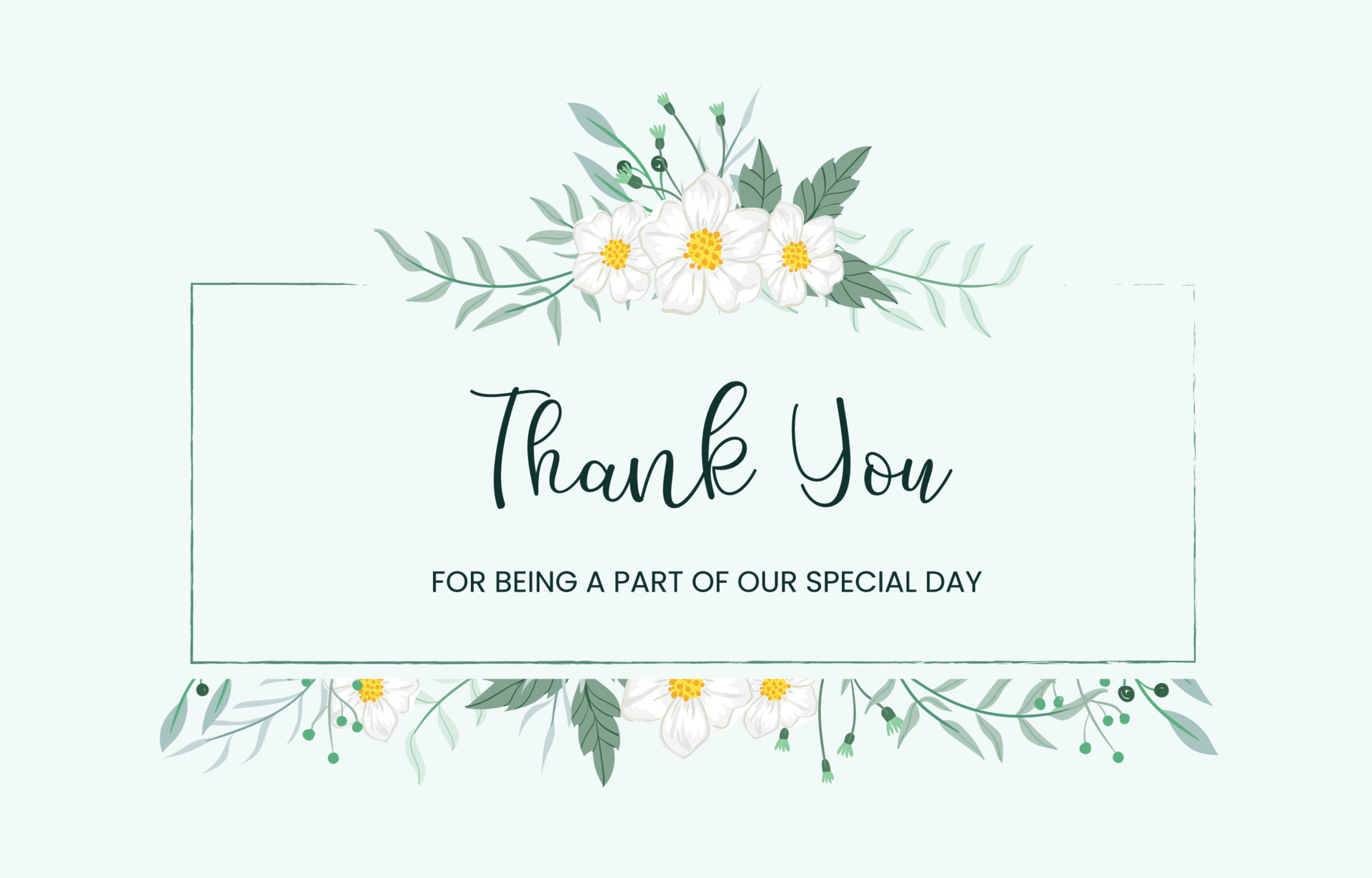 Minimalist And Elegant Floral Thank You Card Border 9360073 Vector Art minimalist-and-elegant-floral-thank-you-card-border-9360073-vector-art