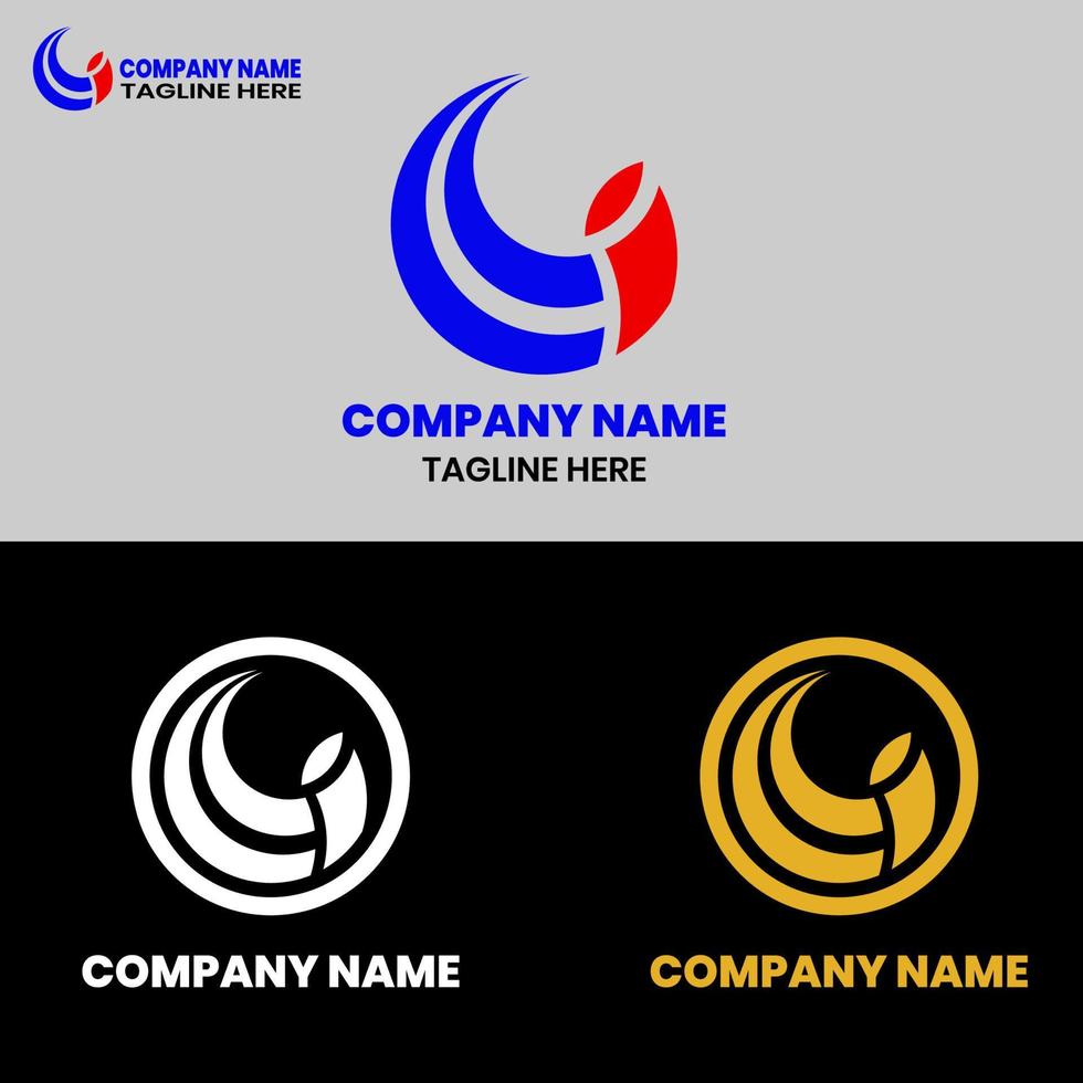 simple and modern logo vector suitable for sports logos, technology and etc