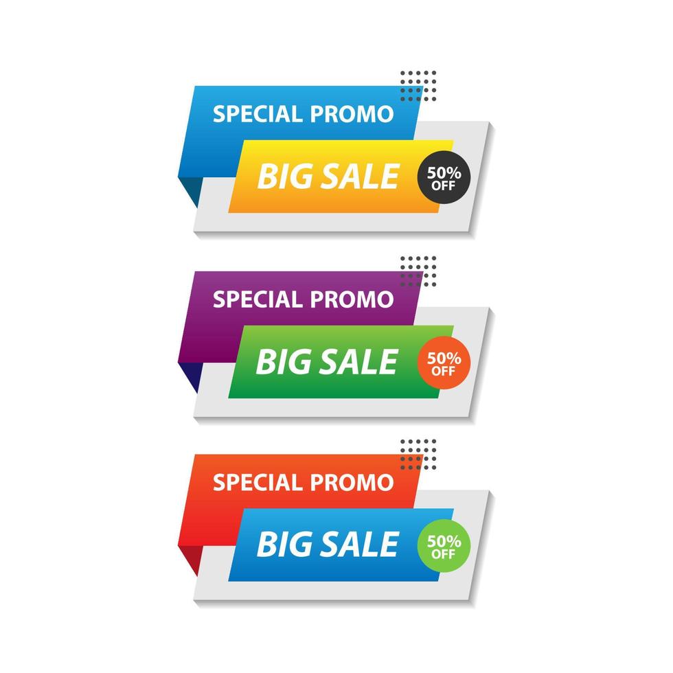 Big sale with gradient, up to 50 off. Discount promotion layout banner template design. Vector illustration