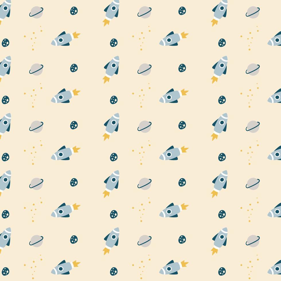 pattern with space background vector