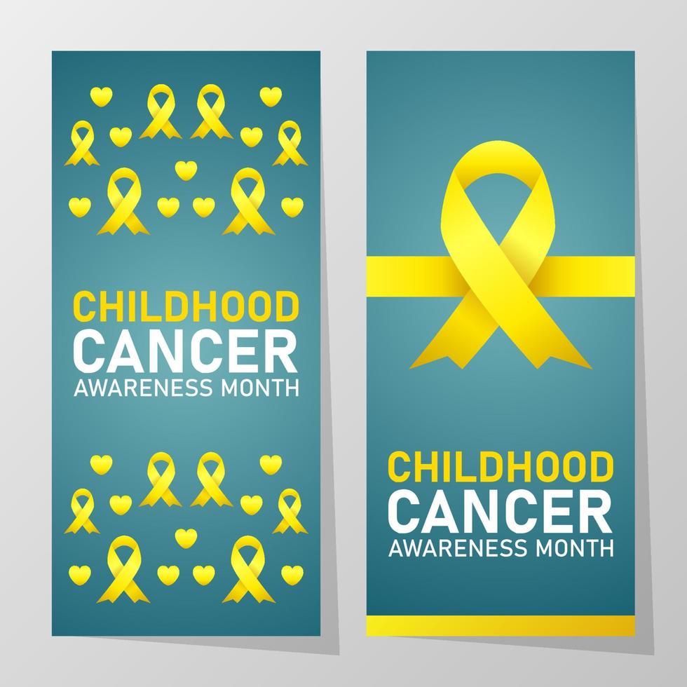 Childhood cancer awareness month background 9360580 Vector Art at Vecteezy