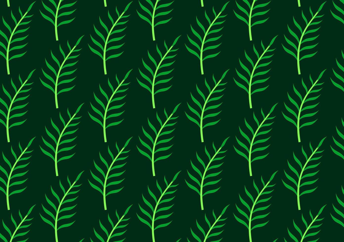 Set of seamless tropical leaves background Premium Vector