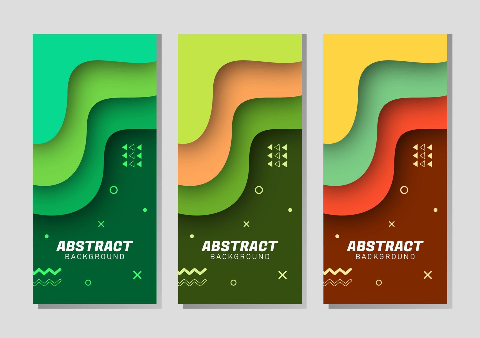 Colorful abstract fluid geometric gradient background 9360686 Vector