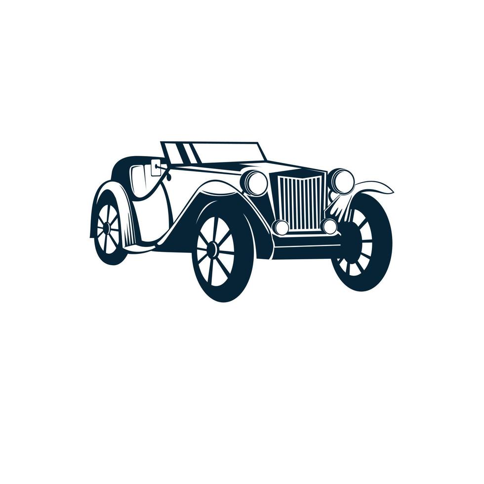 Classic car vector illustration