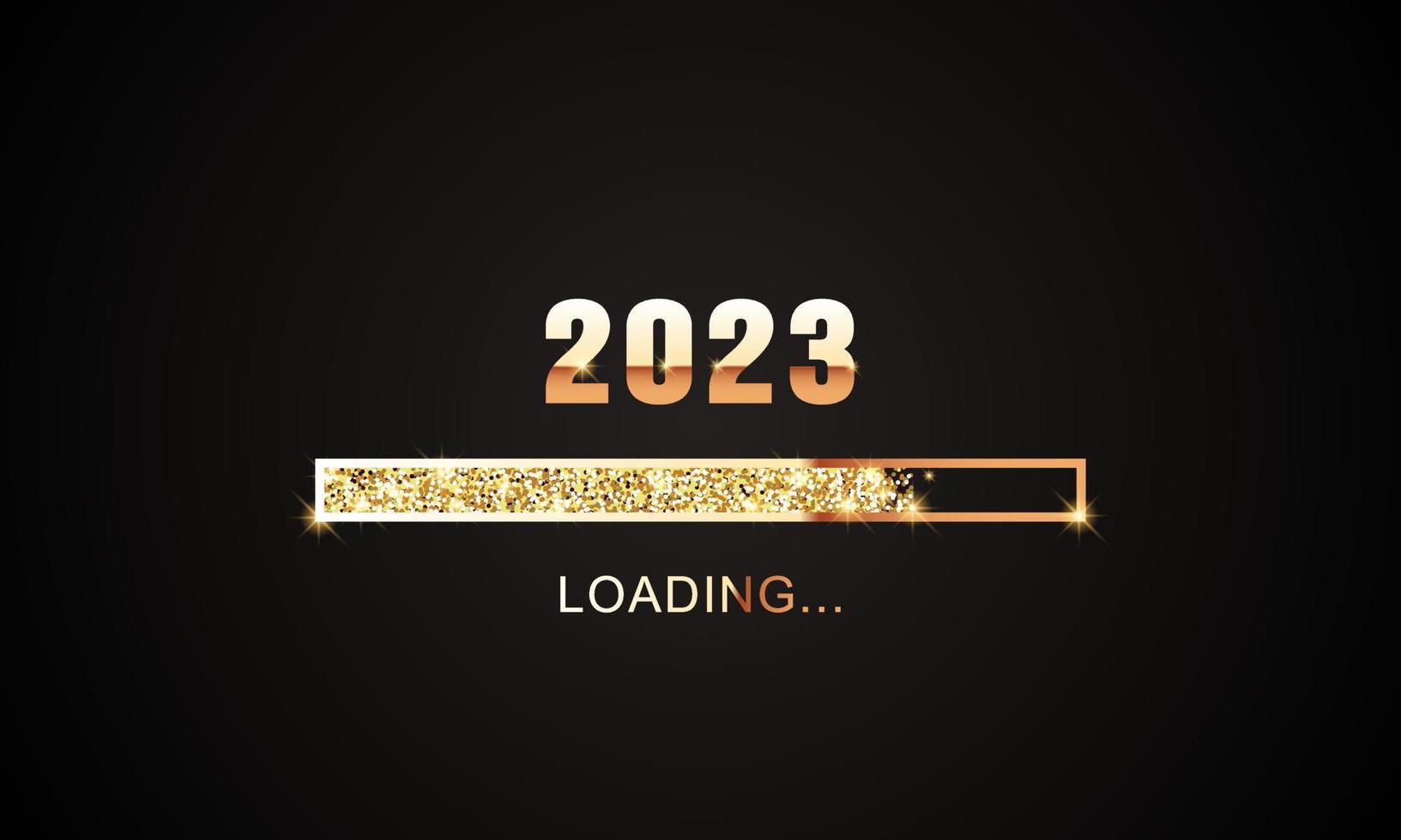 2023 Happy New Year Background Design. Greeting Card, Banner, Poster. Vector Illustration.
