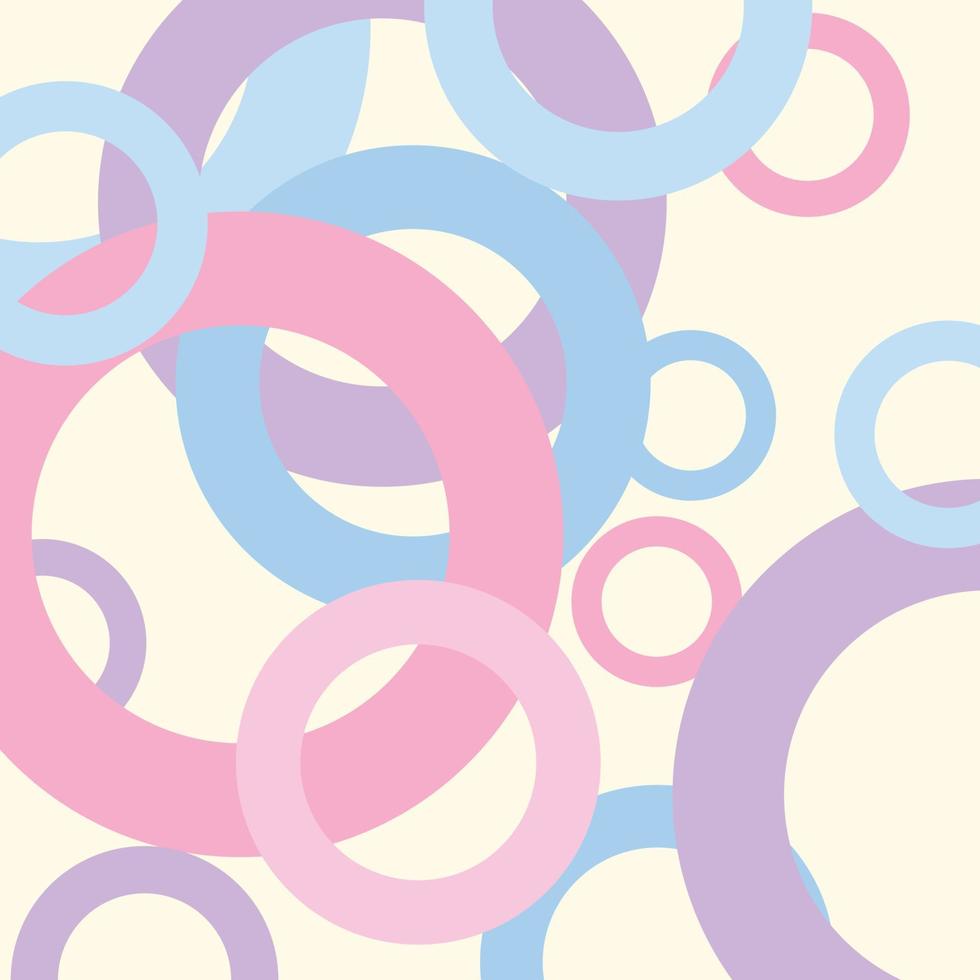 Circle Pastel Background vector