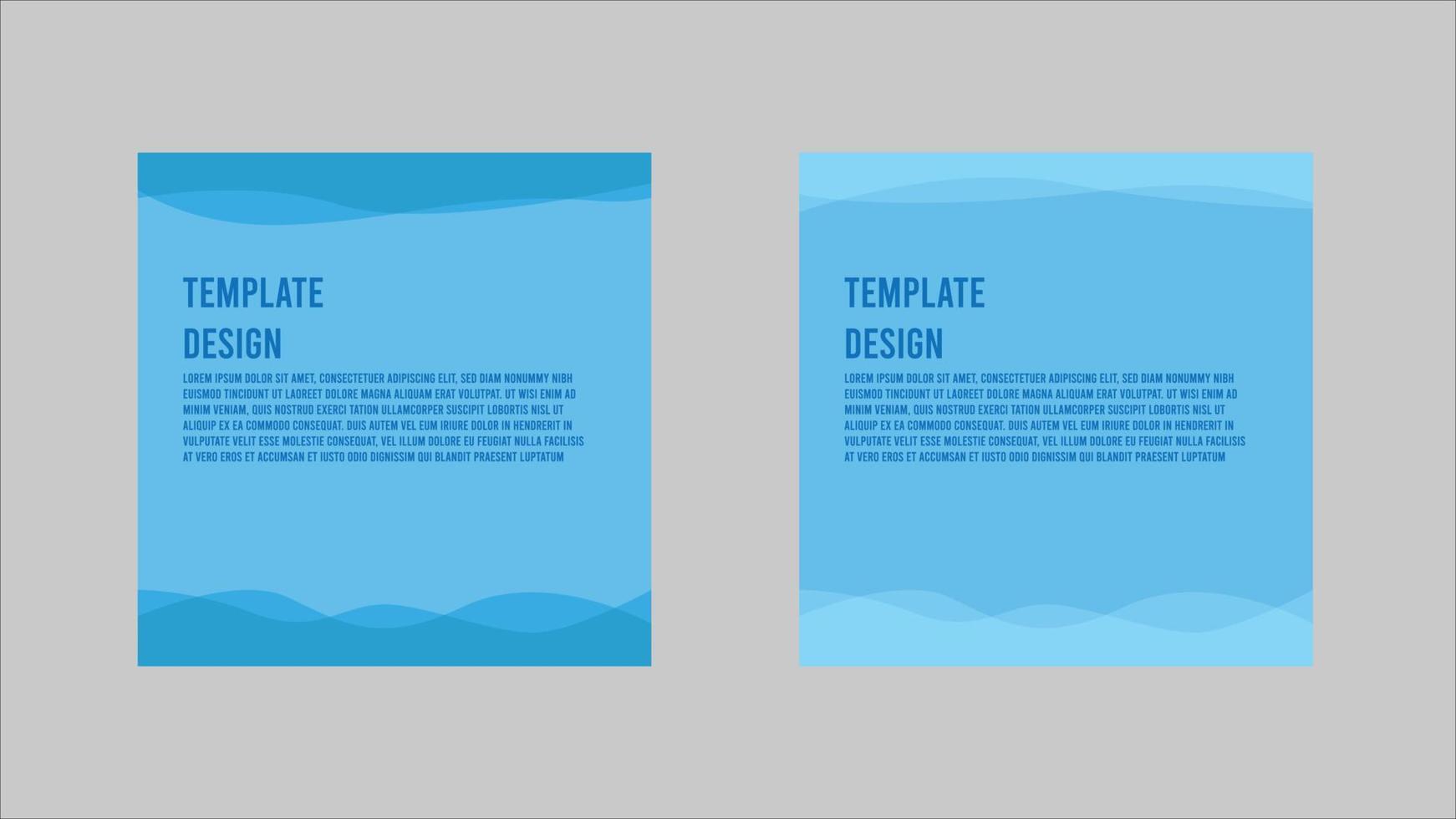card template or social media template vector