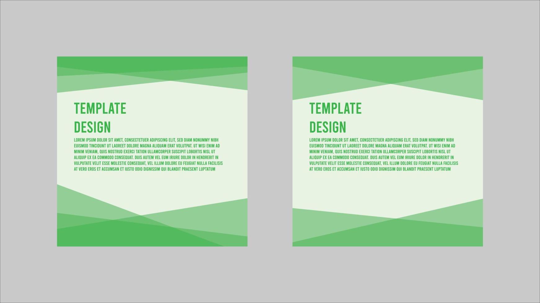 card template or social media template vector