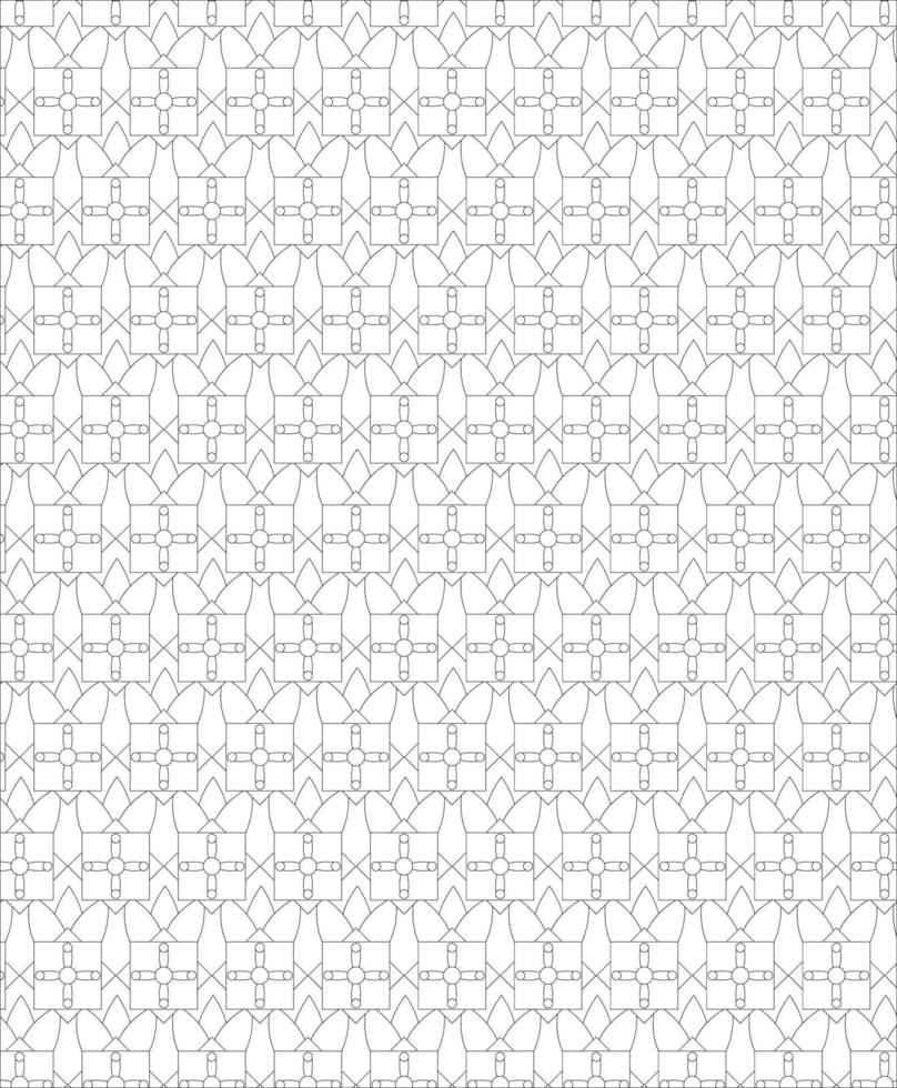 pattern coloring pages vector