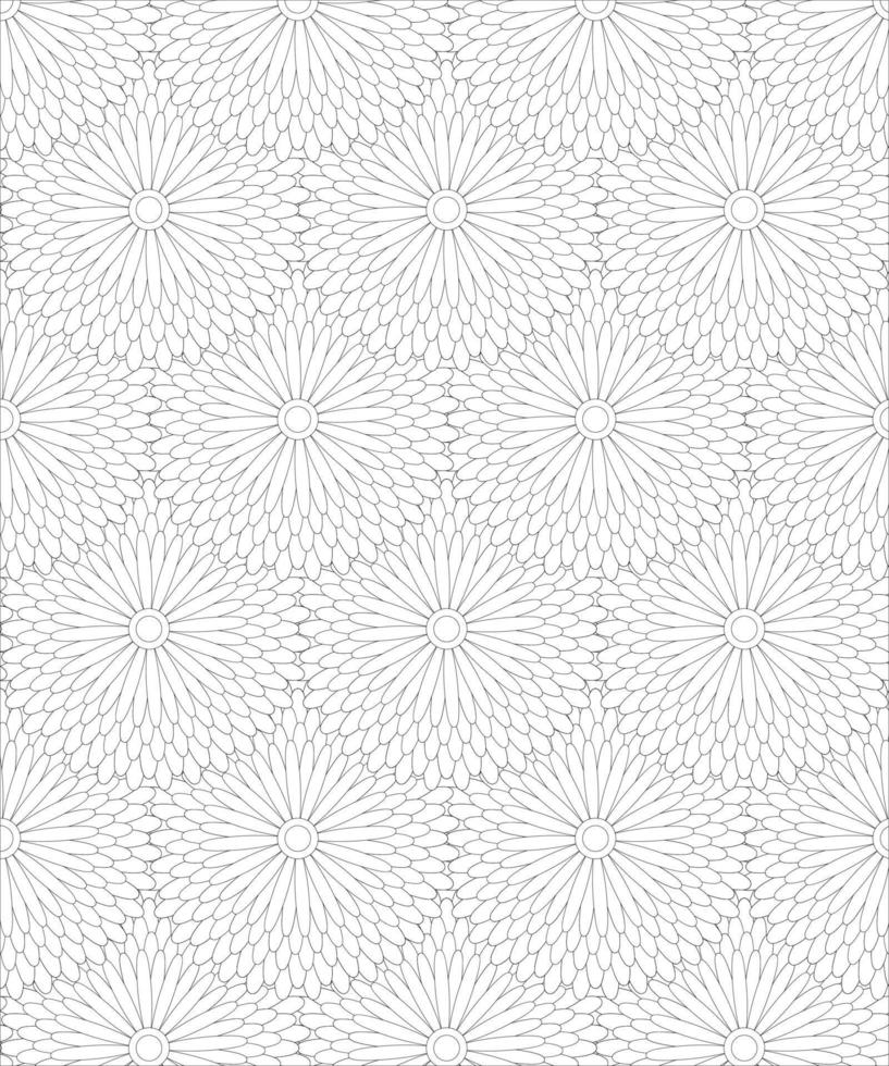 pattern coloring pages vector