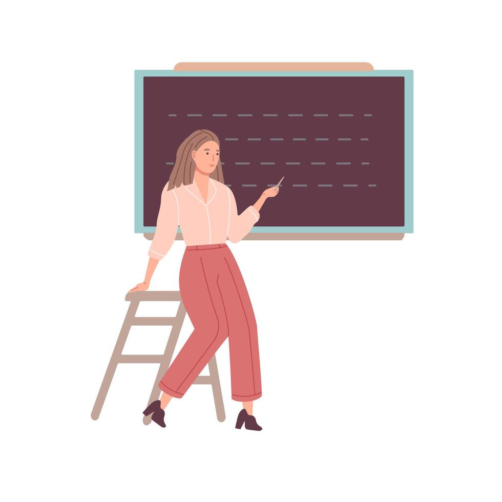 profesora profesora mujer vector