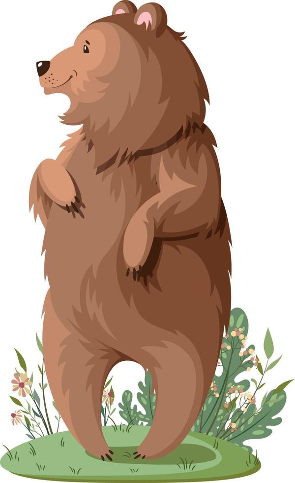 el oso está parado en un claro. ilustración vectorial 9361907 Vector en Vecteezy el oso está parado en un claro. ilustración vectorial 9361907 Vector en Vecteezy