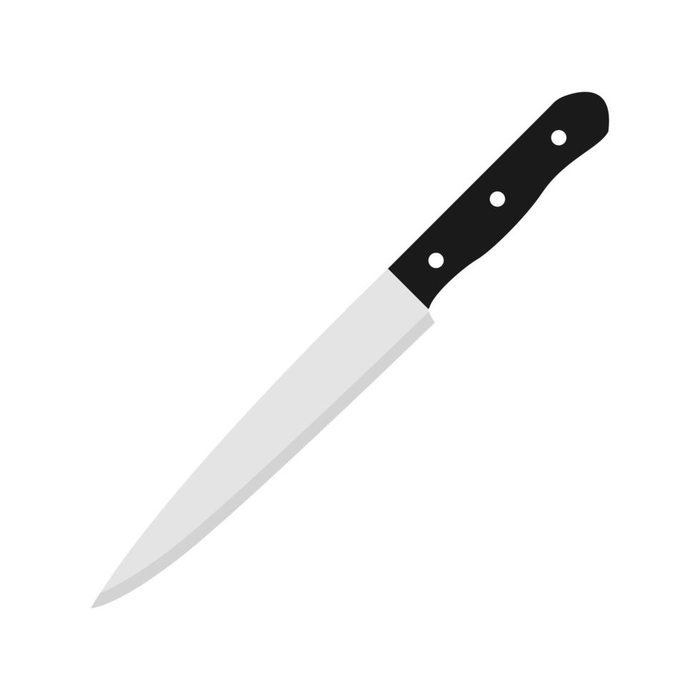 carving knife flat design vector illustration