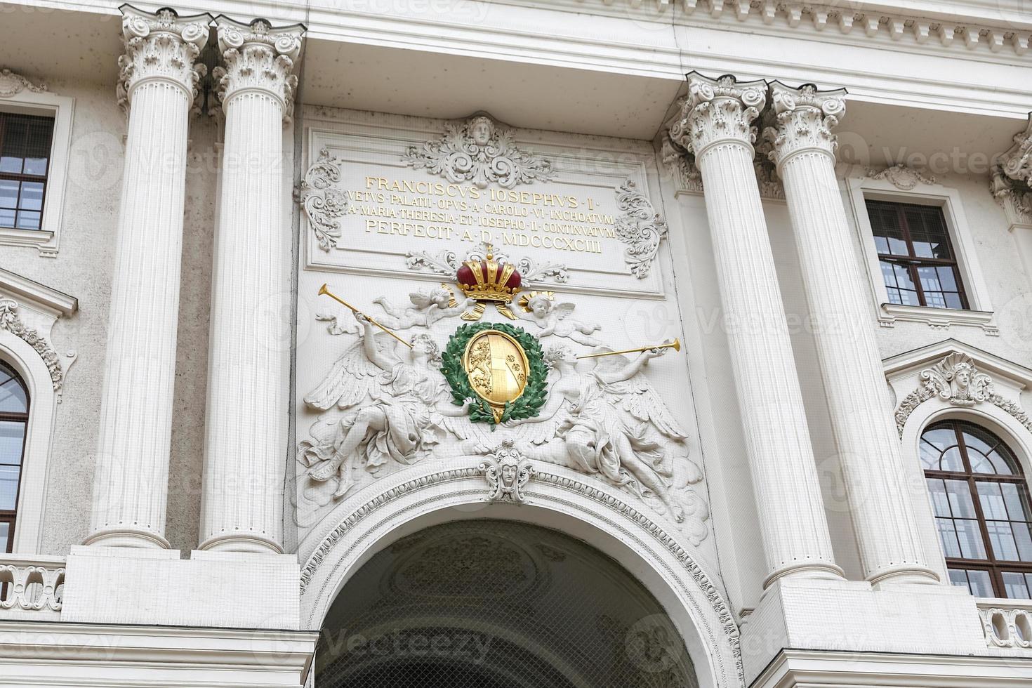 palacio de hofburg en viena, austria foto