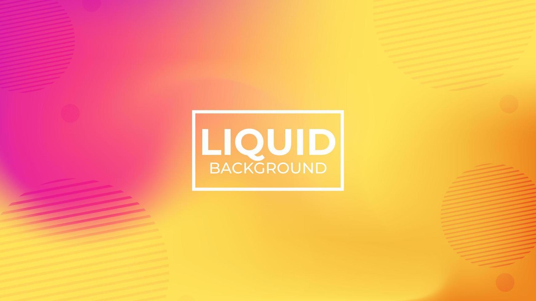 Liquid Orange and Pink Geometric Background, easy to edit vector