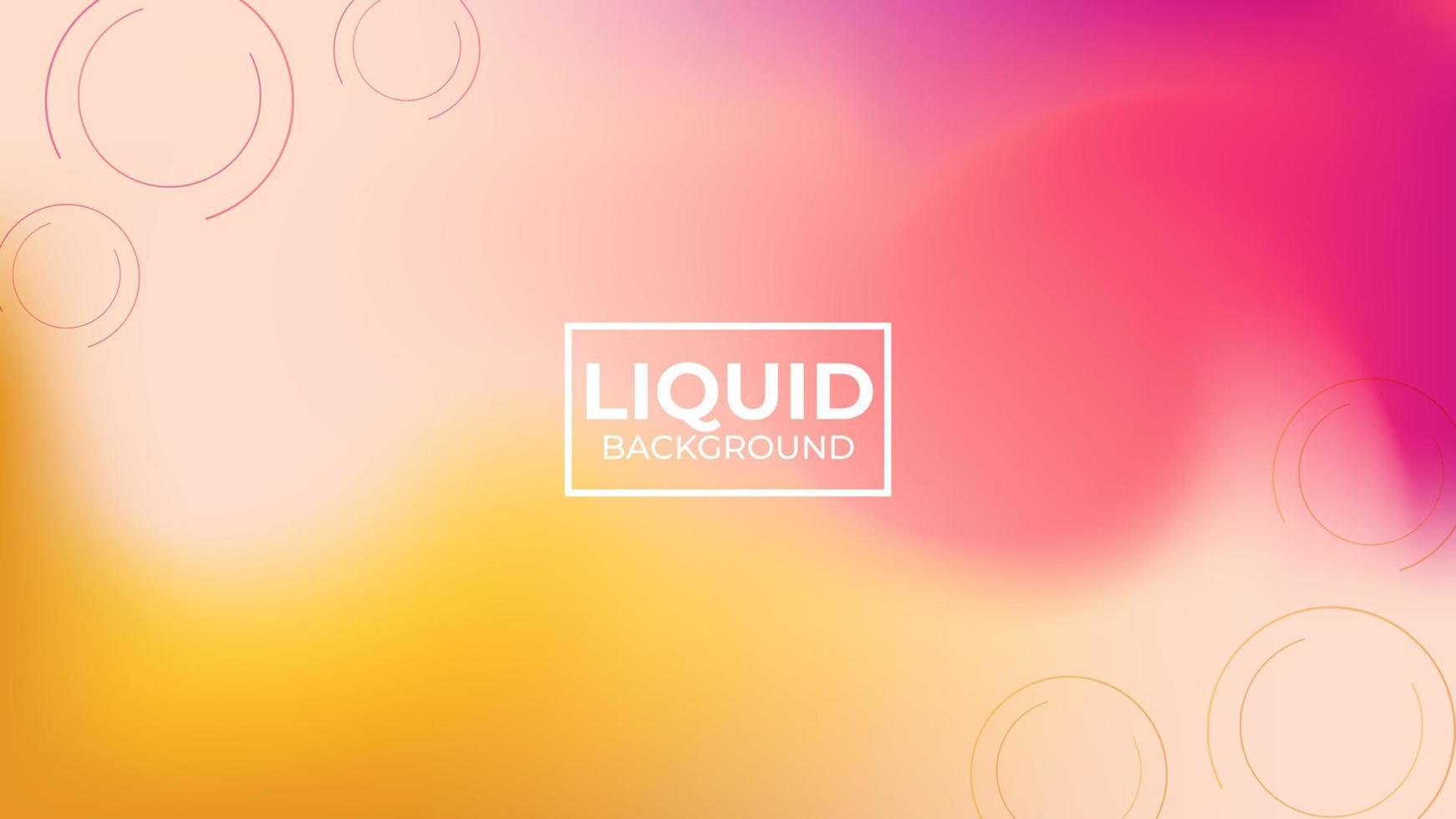 Liquid mesh with color orange and pink Background, easy to edit vector