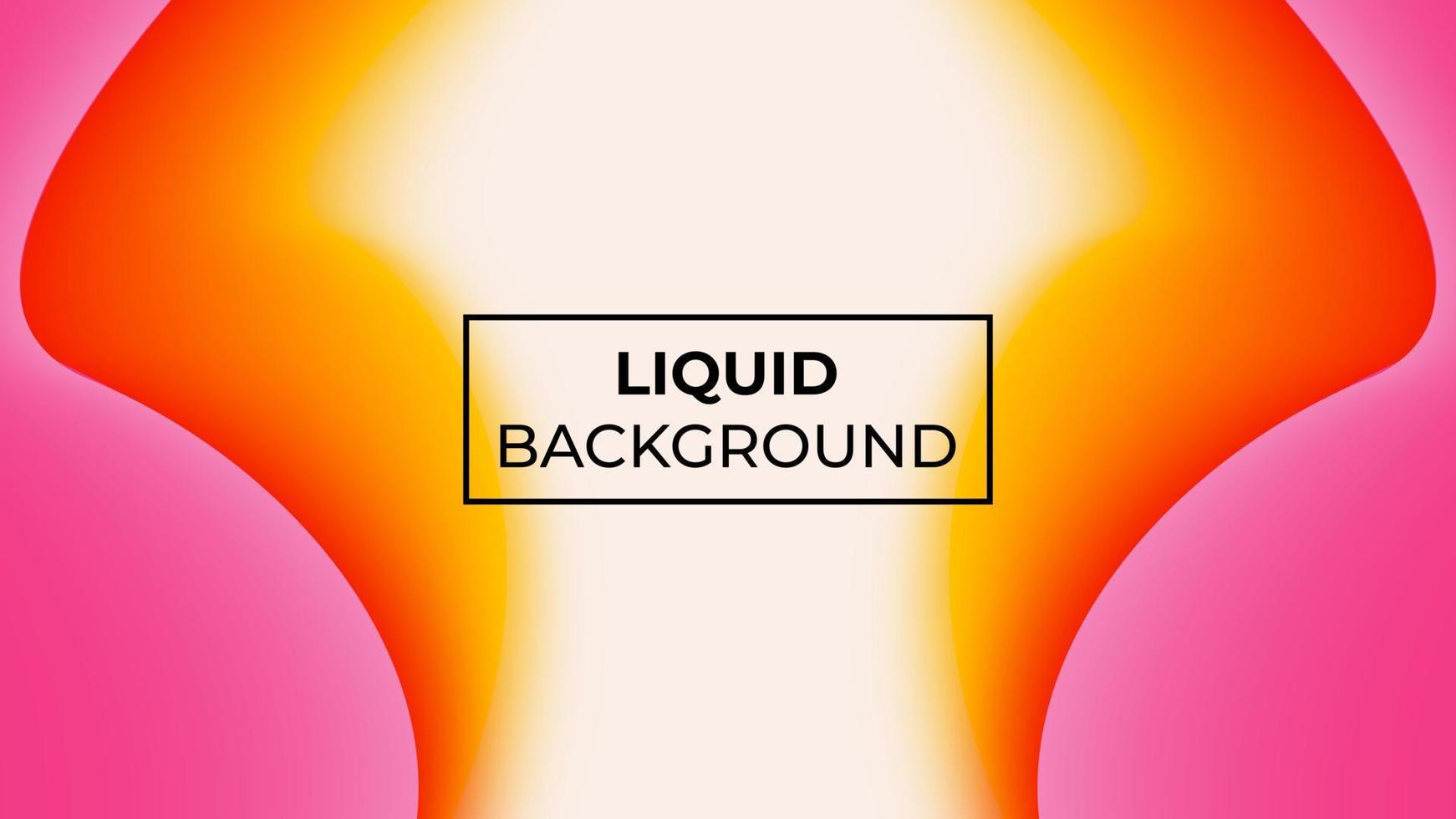 Liquid with orange and pink color Background, easy to edit vector