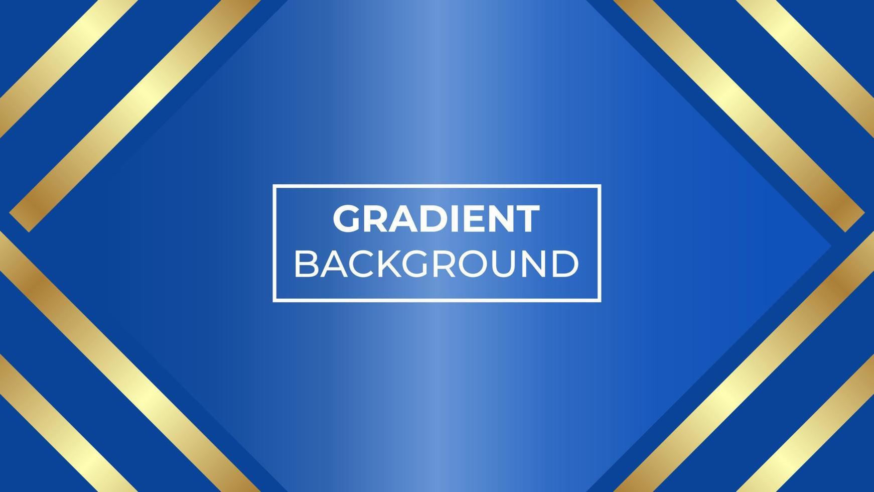 Gradient with gold and blue color Background, easy to edit vector