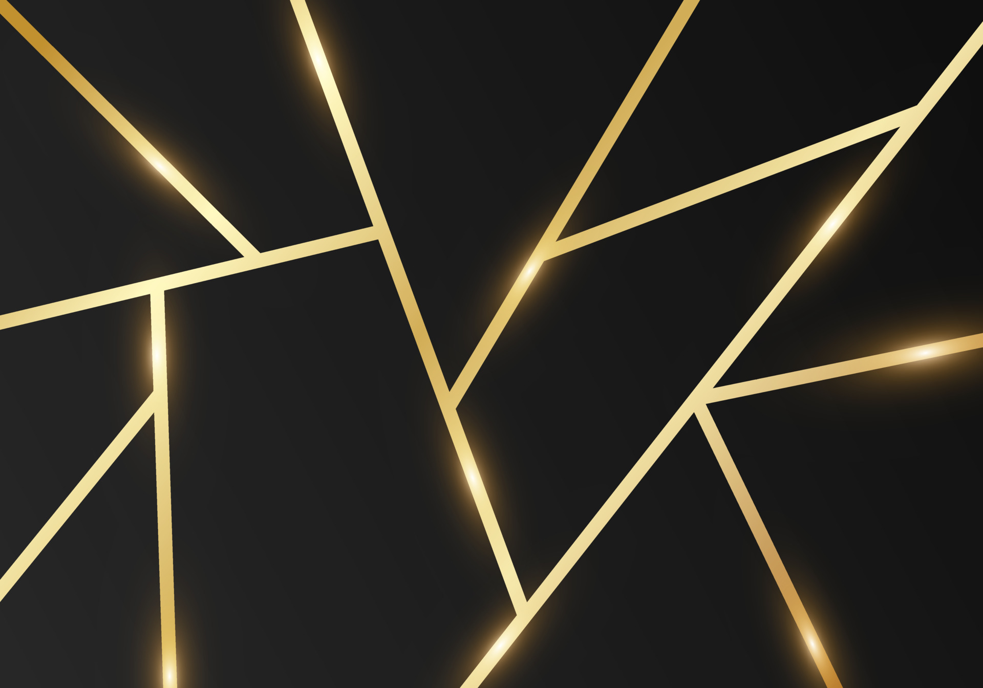 Modern Mosaic Wallpaper Dark Black and Gold Background Texture 9362454